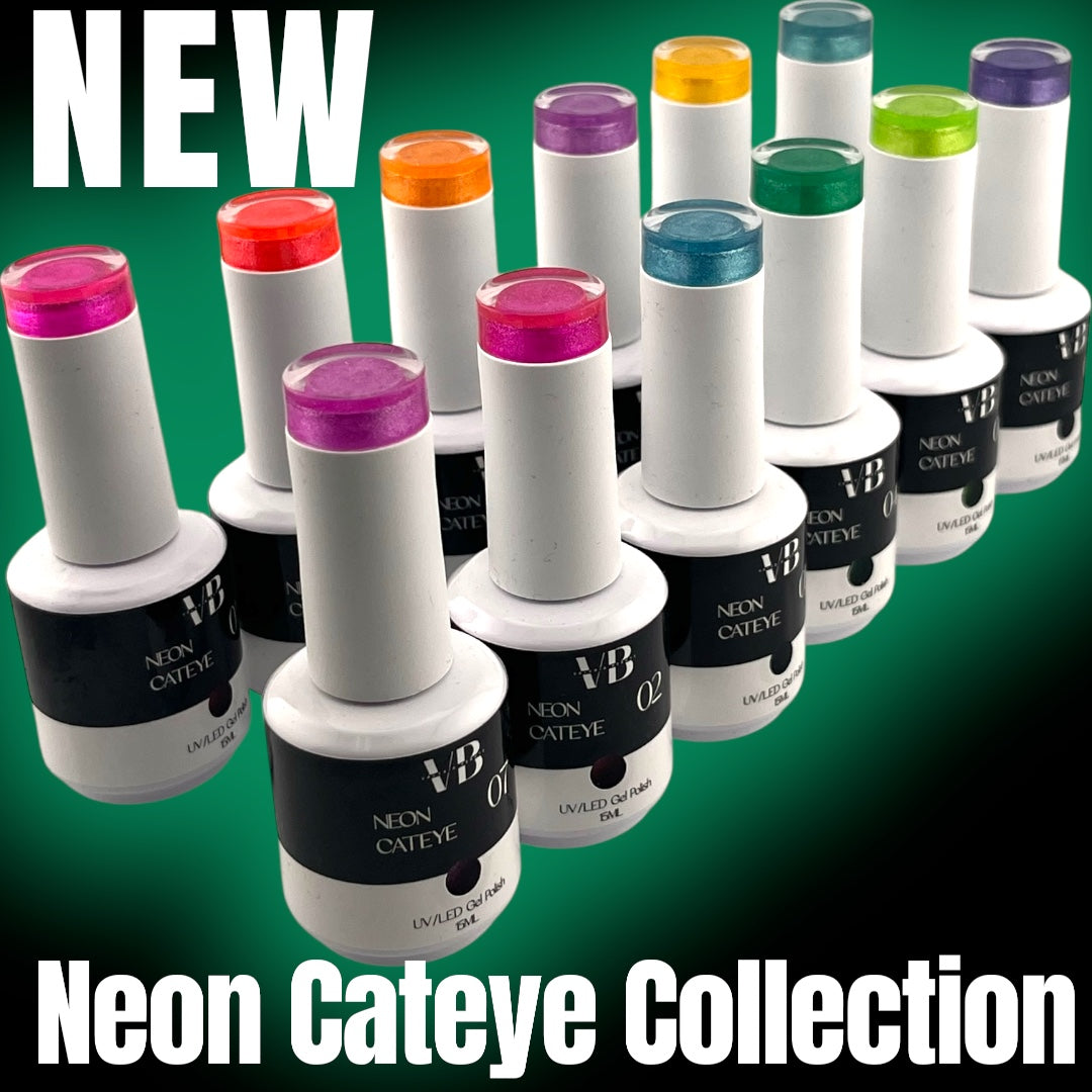 Neon Cateye Gel Polish Collection