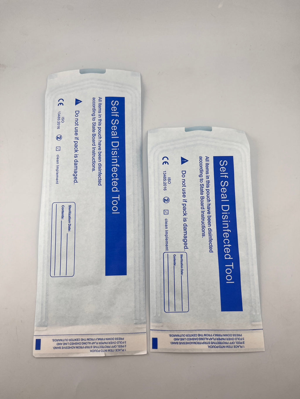 Self seal packs