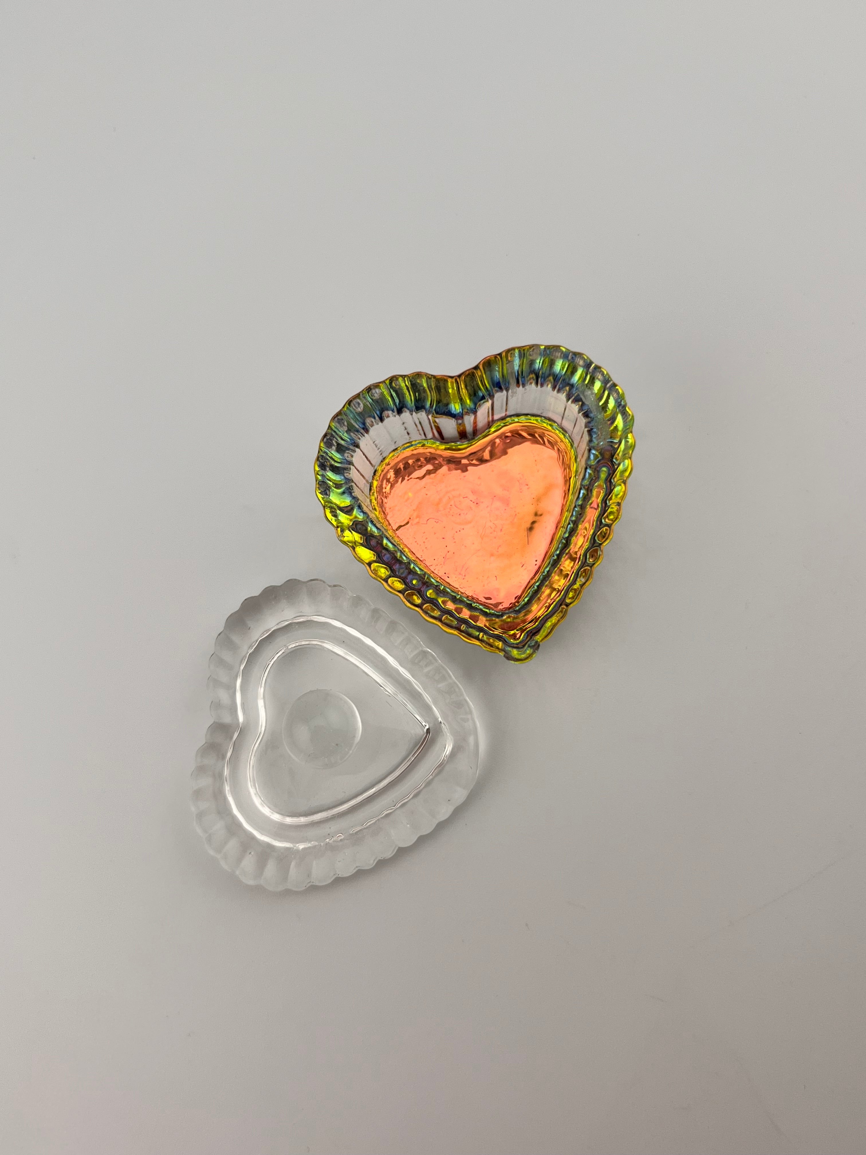 Small Heart Dappen Dish- Halo