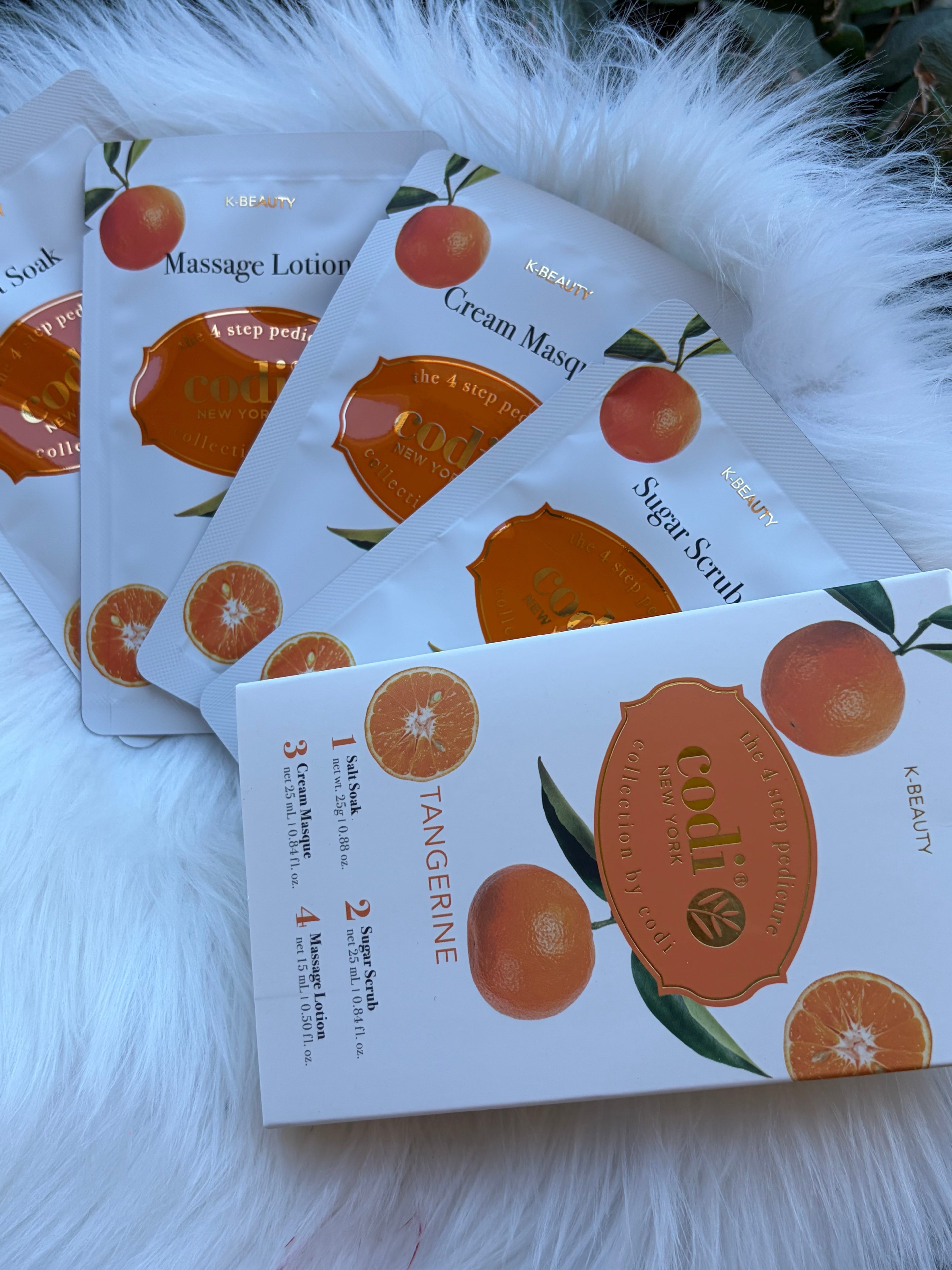 4 Step Pedi-Tangerine