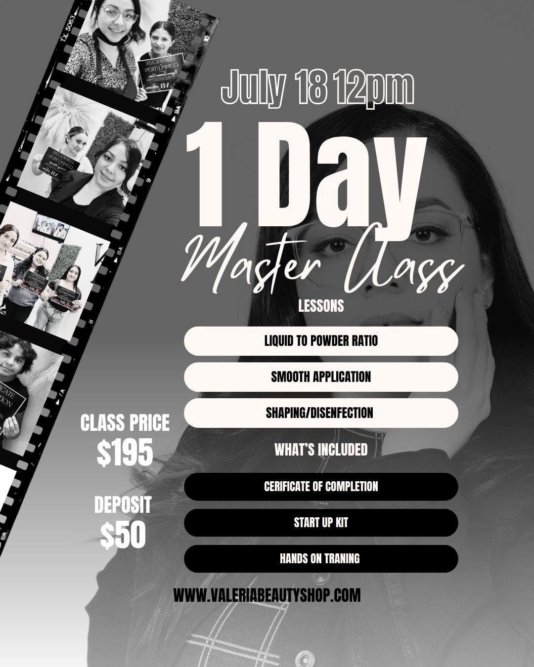 JULY 18 -1 DAY TRAINING