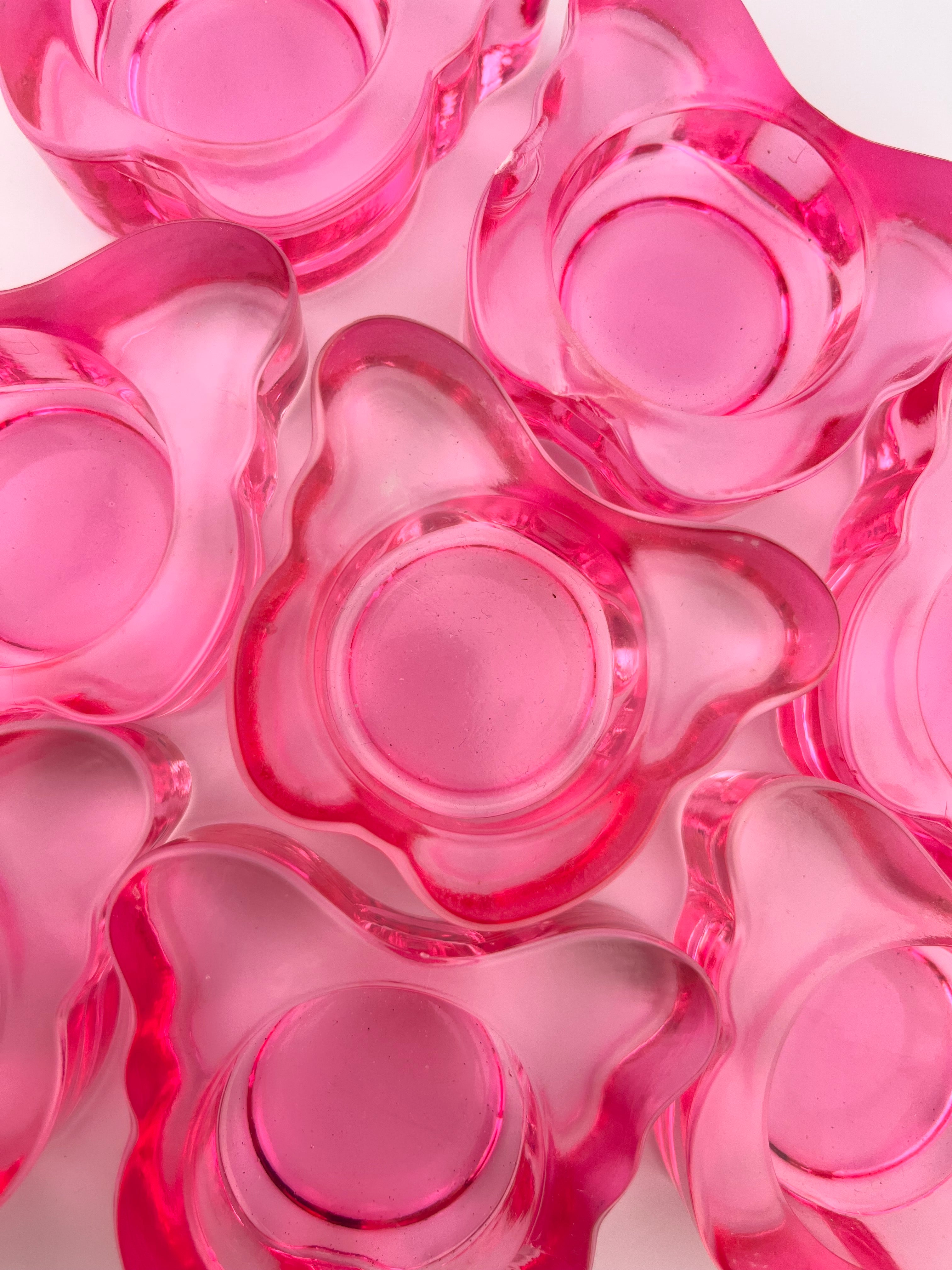 Pink Butterfly Dappen dish