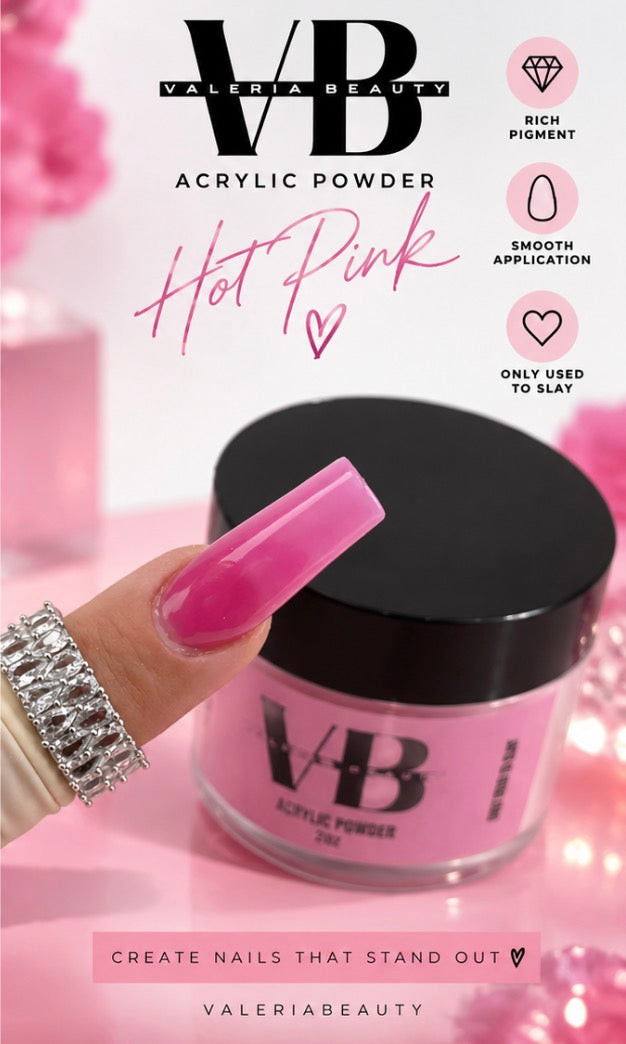 VB Acrylic Powder -HOT PINK