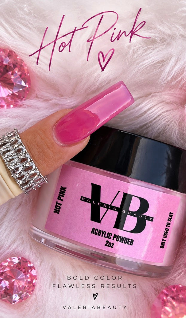 VB Acrylic Powder -HOT PINK
