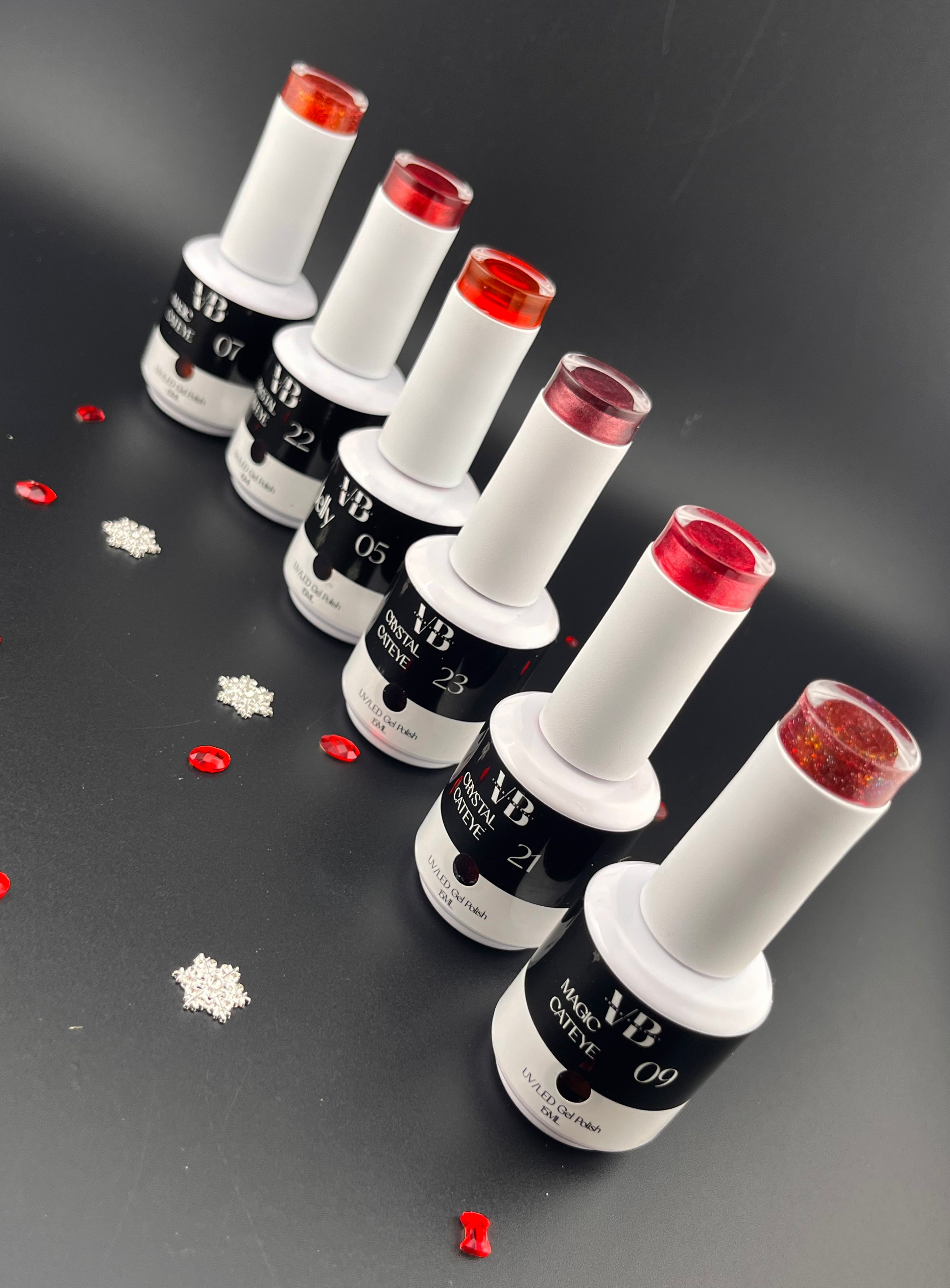 Red Winter Gel Collection Set