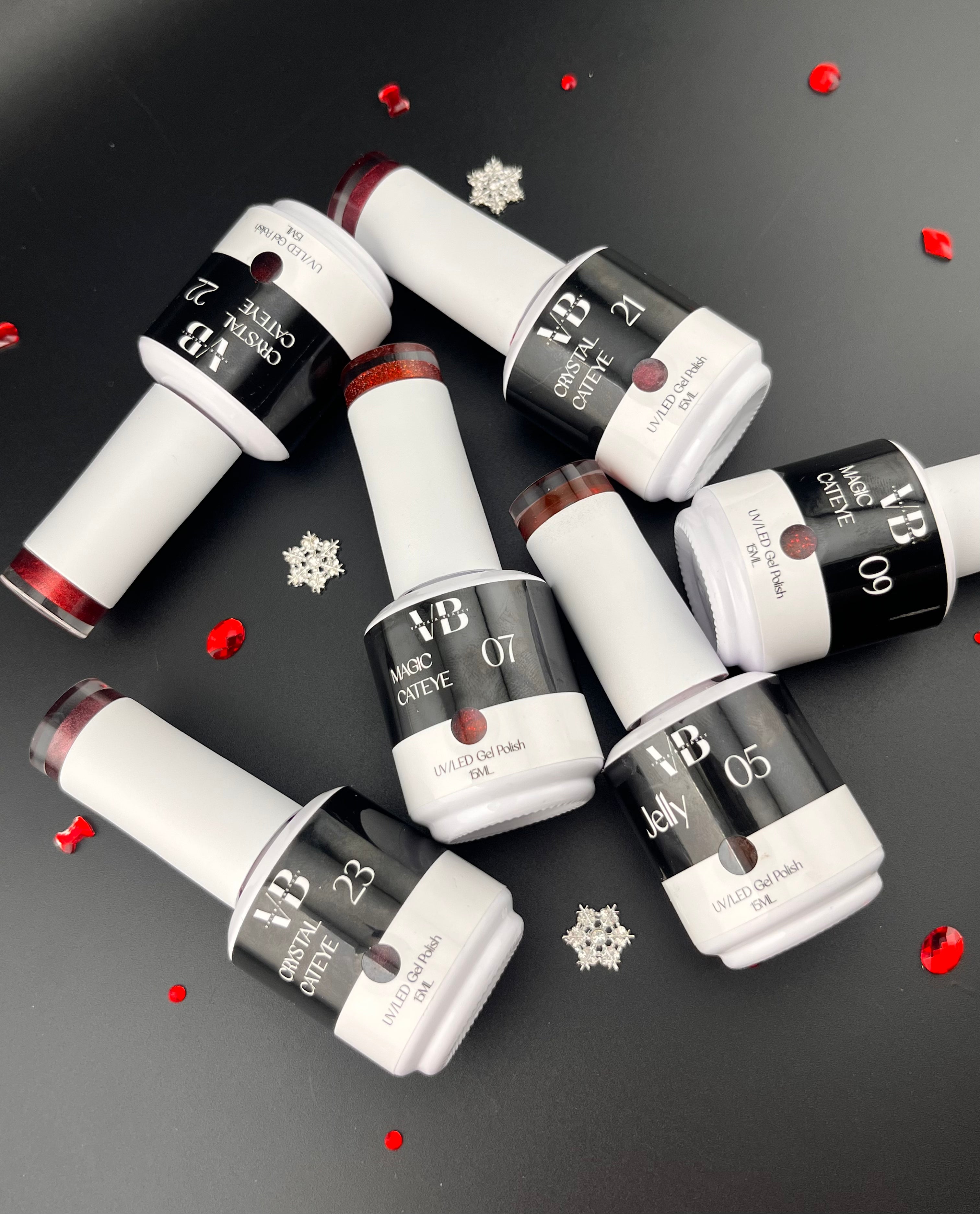 Red Winter Gel Collection Set