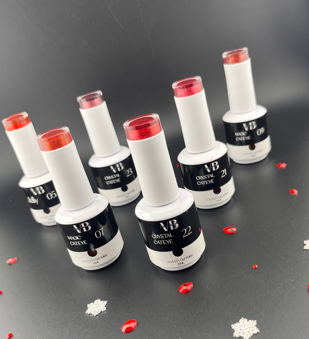 Red Winter Gel Collection Set