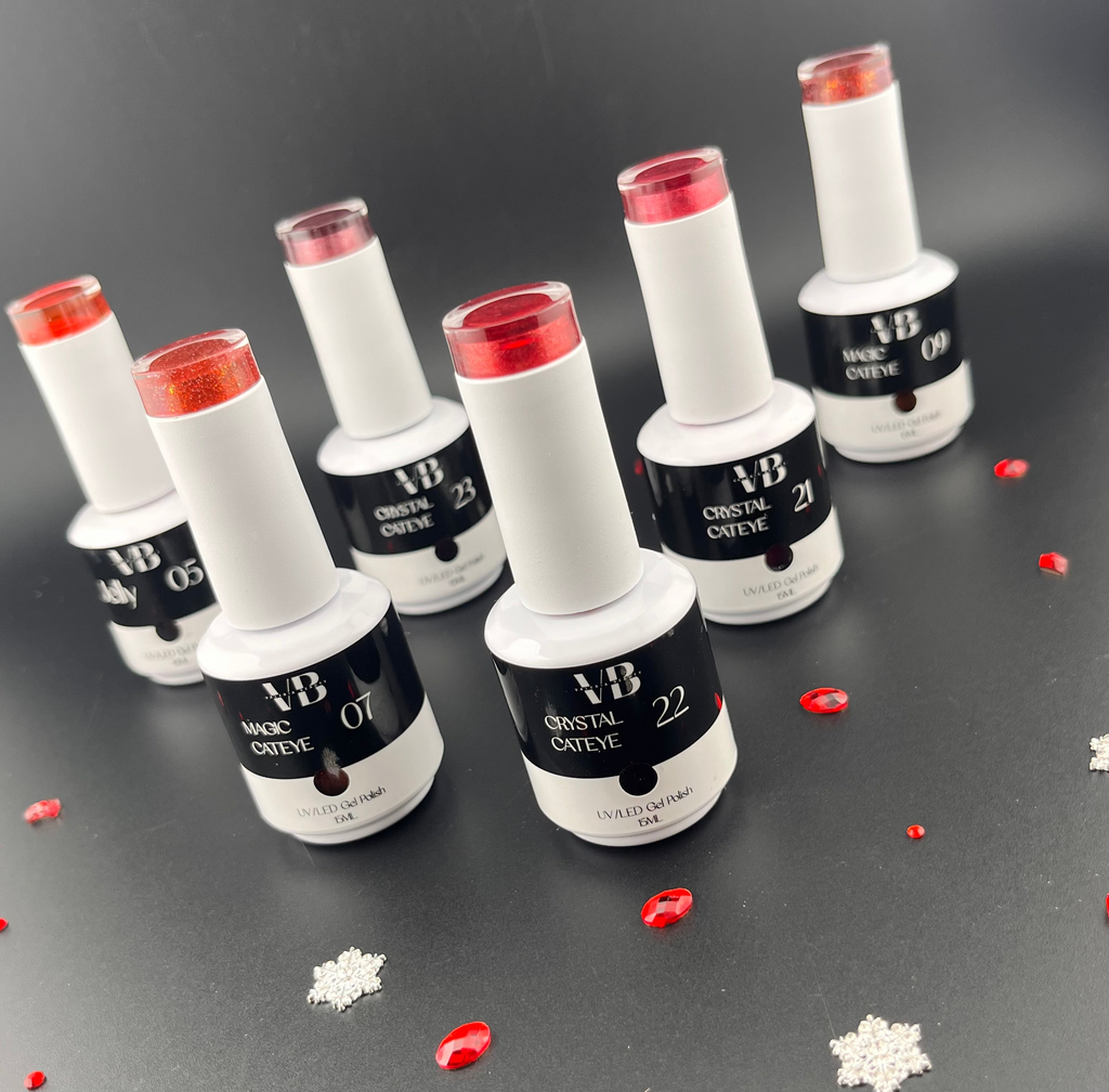 Red Winter Gel Collection Set
