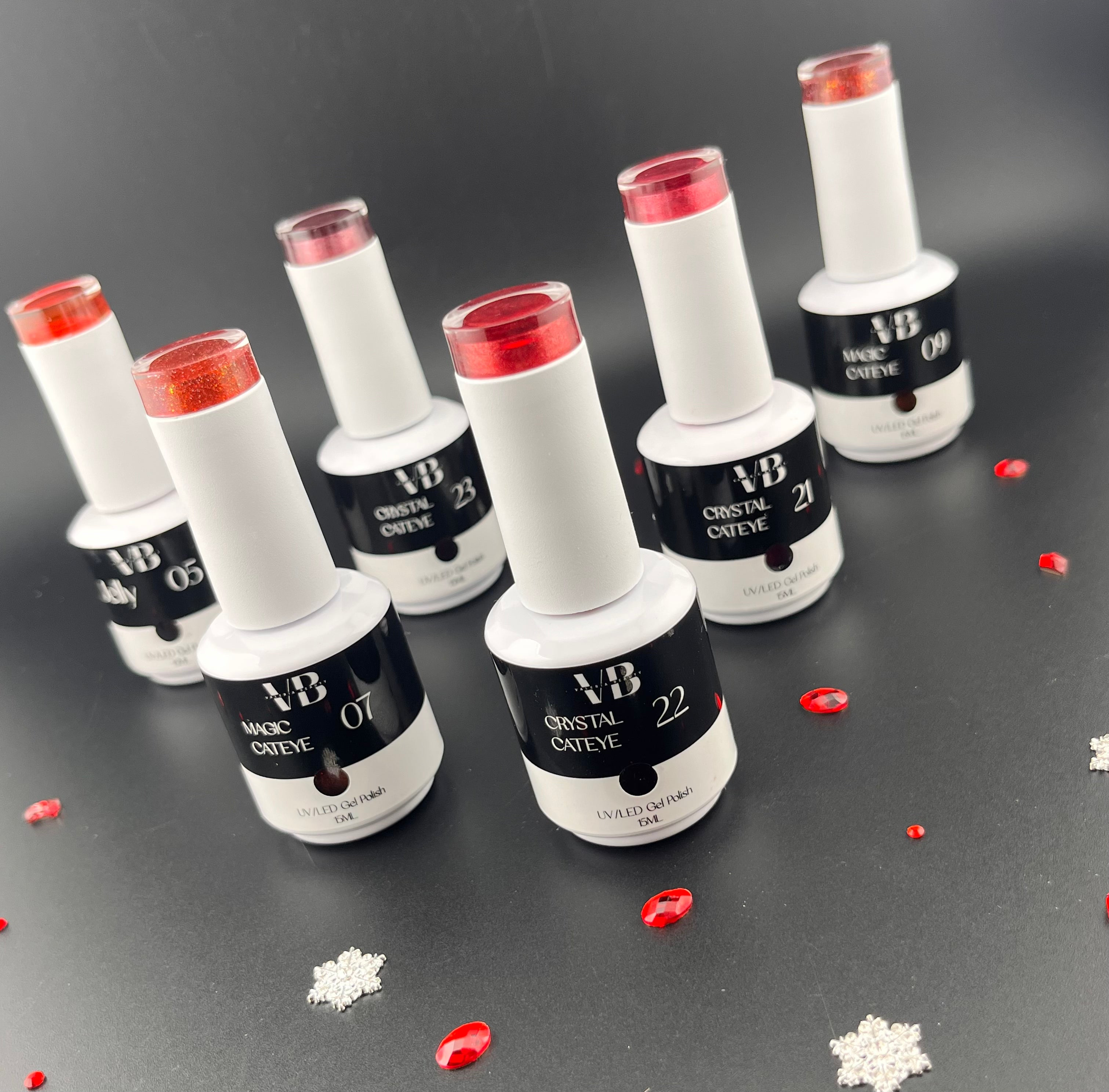 Red Winter Gel Collection Set