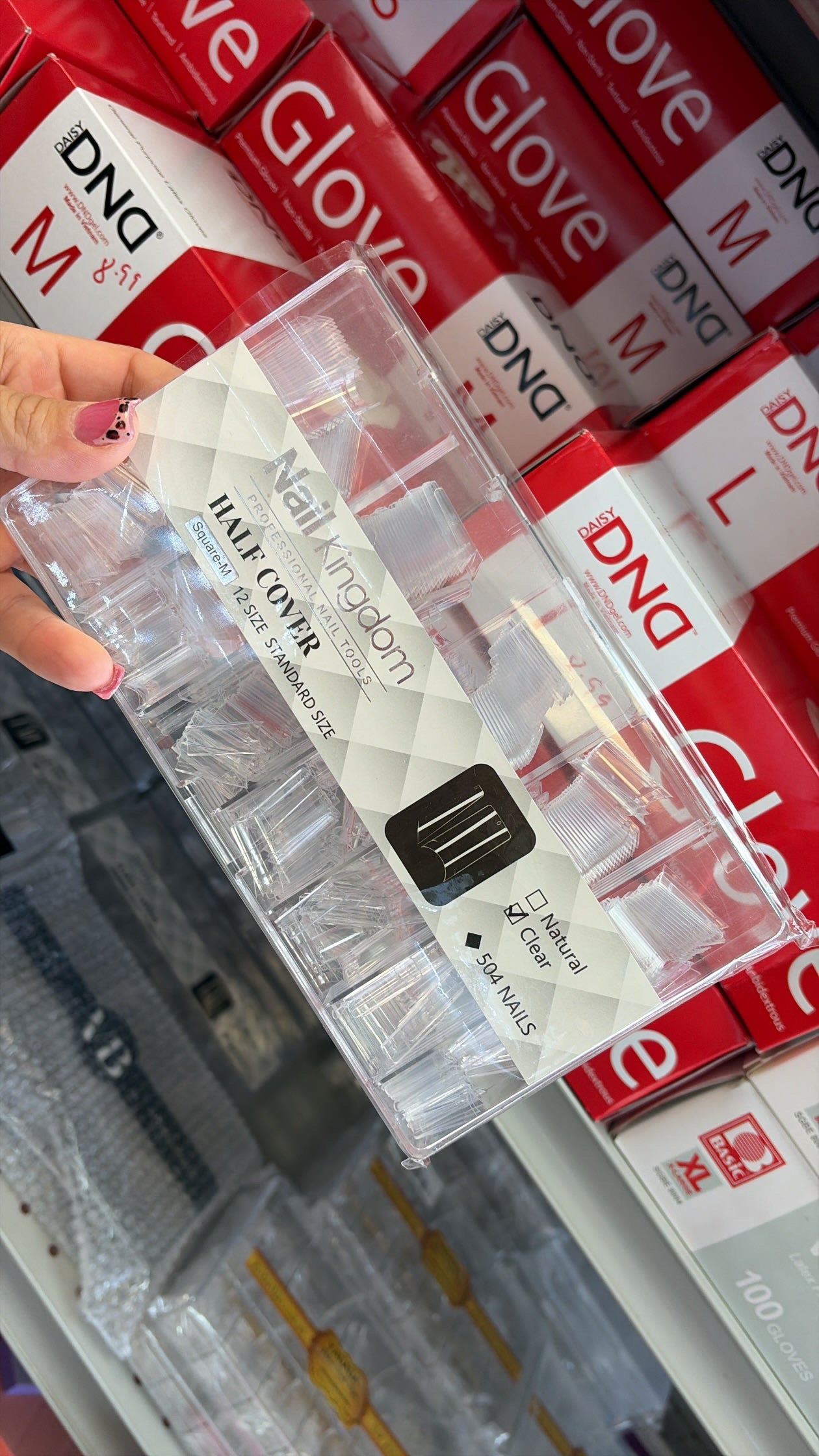 Nail Kingdom Square Pre-shaped Tips (M)