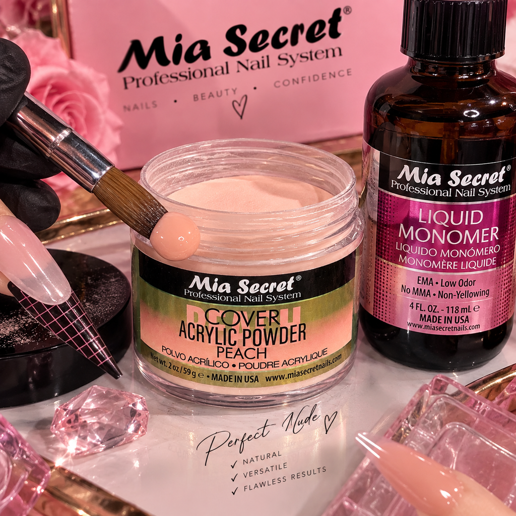 MiaSecret- Peach Acrylic Powder 2oz