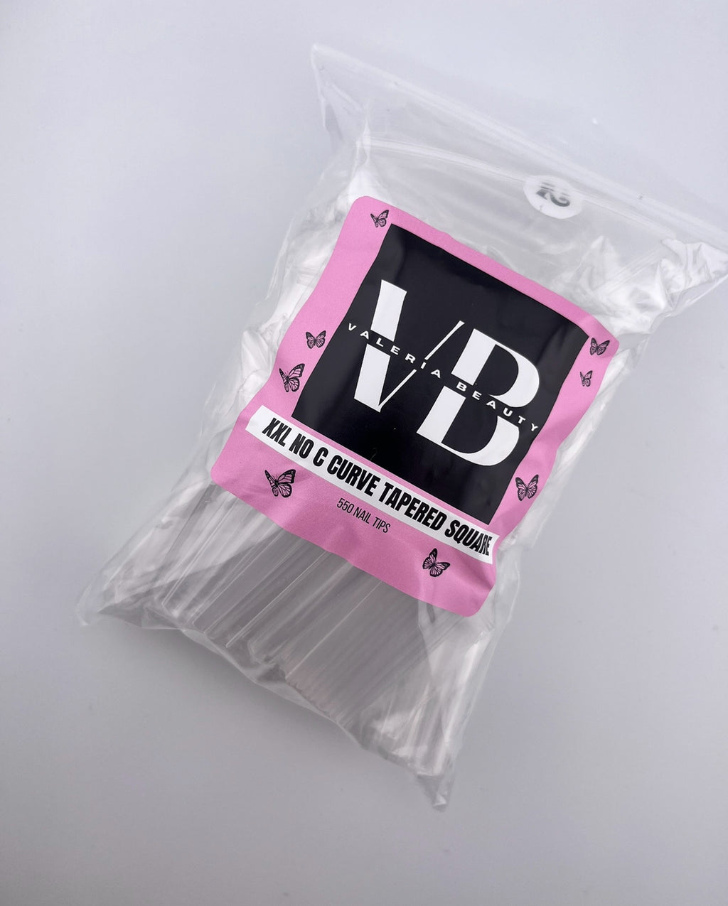 VB Nail Tips no c Curve Tapered Square -XXL