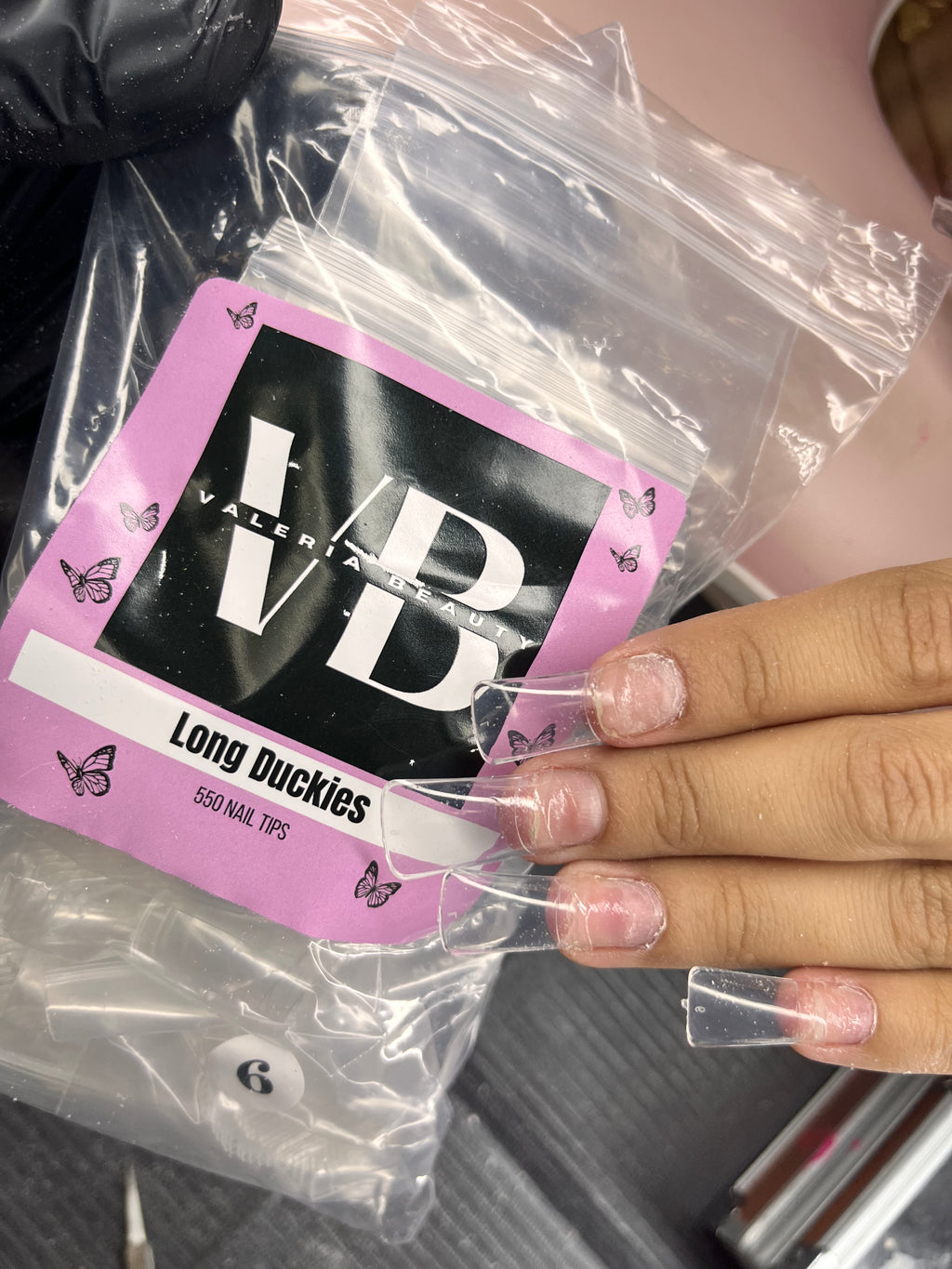 Long Duckies Nail Tips- ValeriaBeauty