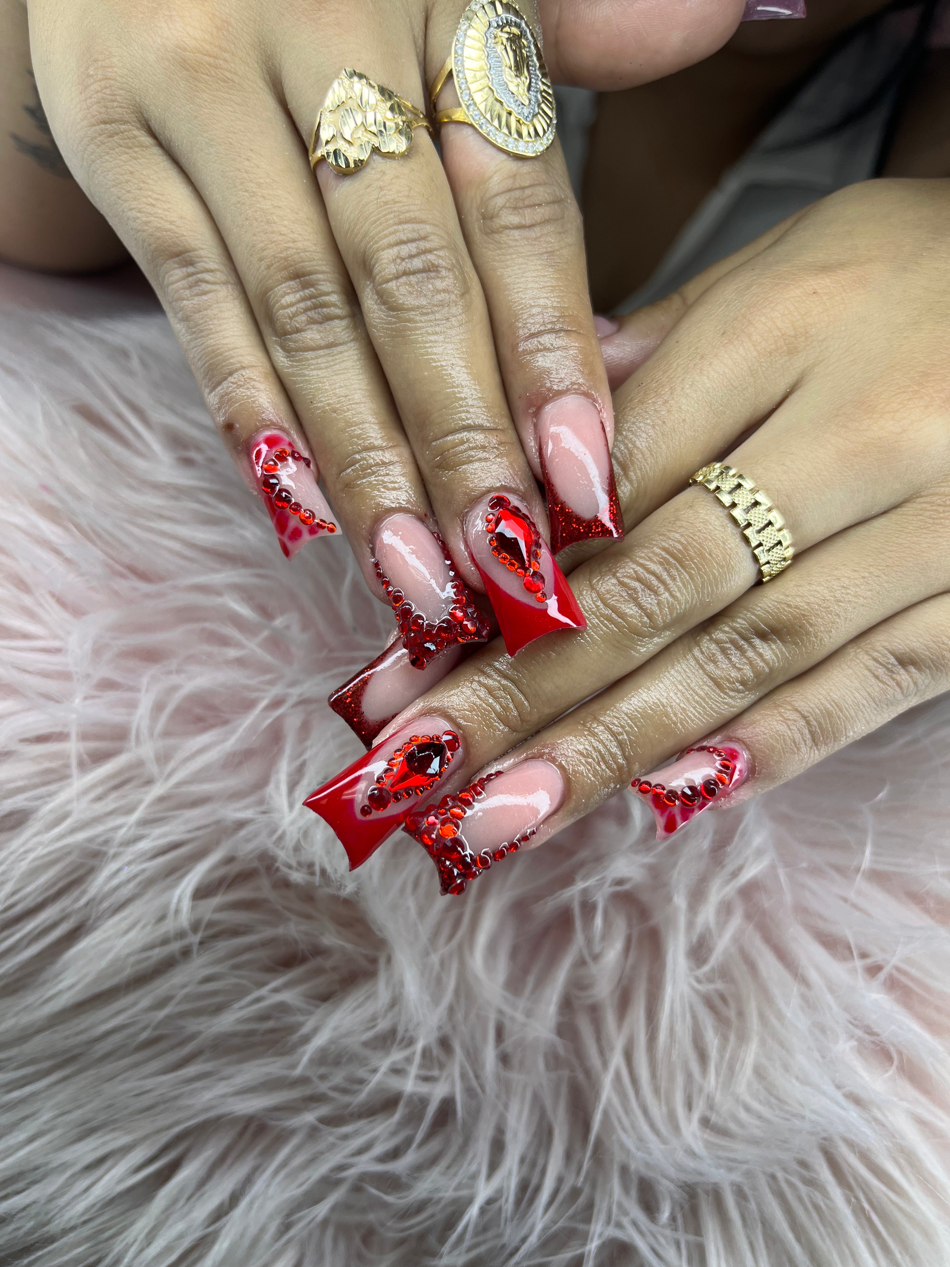 Long Duckies Nail Tips- ValeriaBeauty