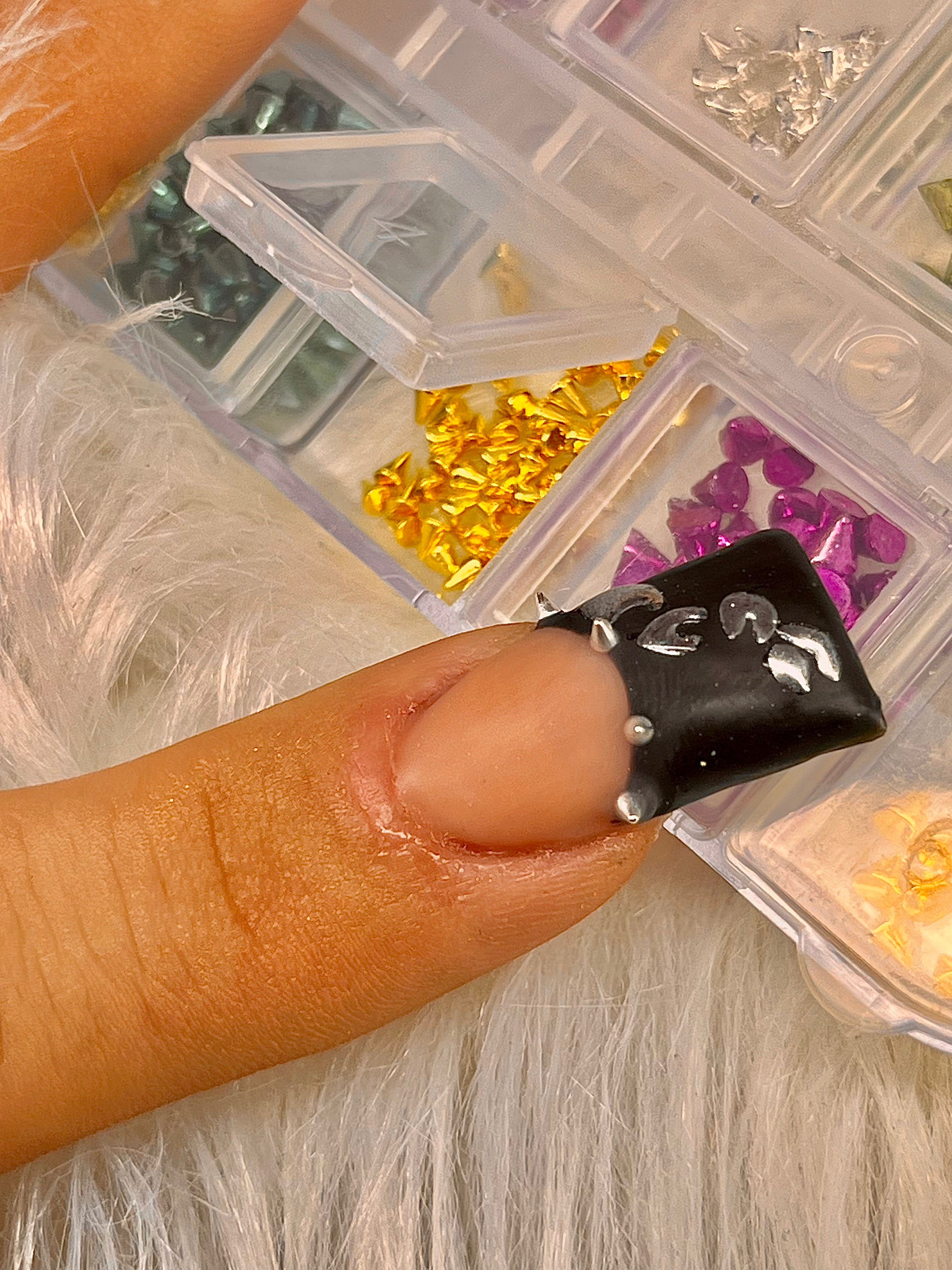 Metal Spike Charm Box