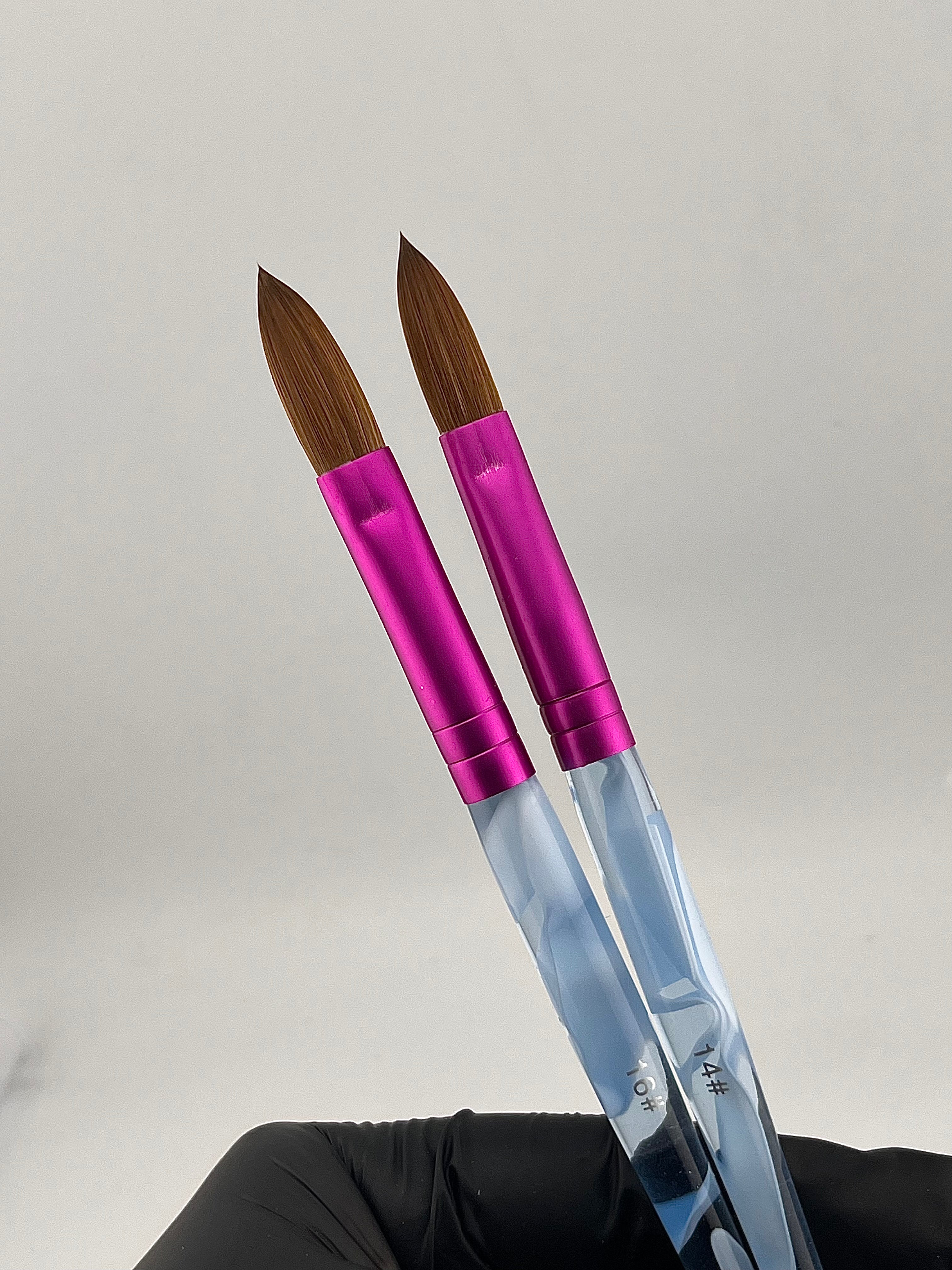 Acrylic 100% Kolinsky Brush Marble Blue